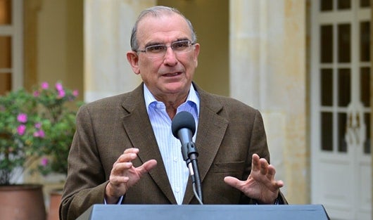 El jefe del equipo negociador del Gobierno, Humberto de la Calle. Foto: Oficial