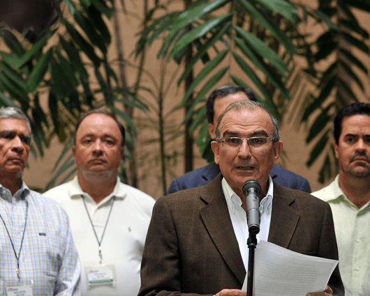 Humberto de la Calle, jefe del equipo negociador del Gobierno. Foto: AFP