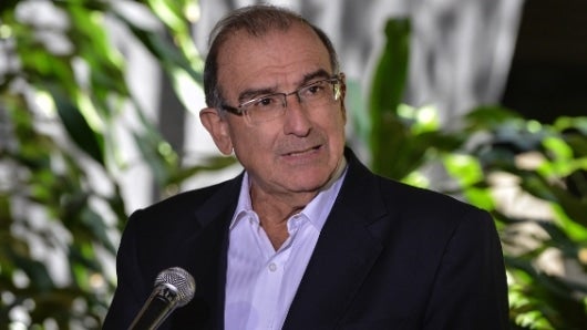Humberto de la Calle, jefe negociador del Gobierno con las Farc. Foto: AFP