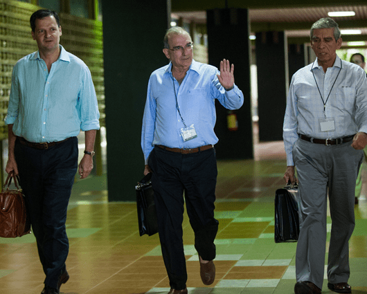Humberto de la Calle, jefe del equipo negociador del Gobierno. Foto: AFP