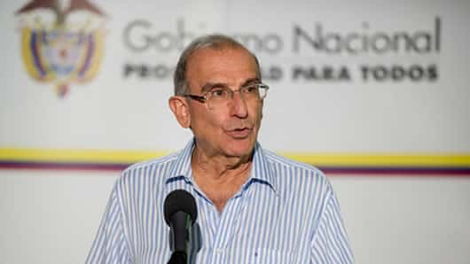 Humberto de la Calle, jefe negociador del Gobierno en La Habana. Foto: AFP.
