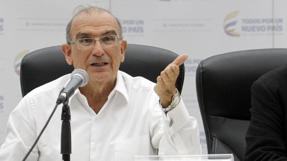 Humberto de la Calle, jefe del equipo negociador del Gobierno. Foto: EFE.