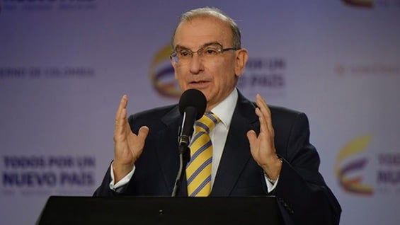 Humberto de la Calle, jefe del equipo negociador del Gobierno. Foto: SIG.