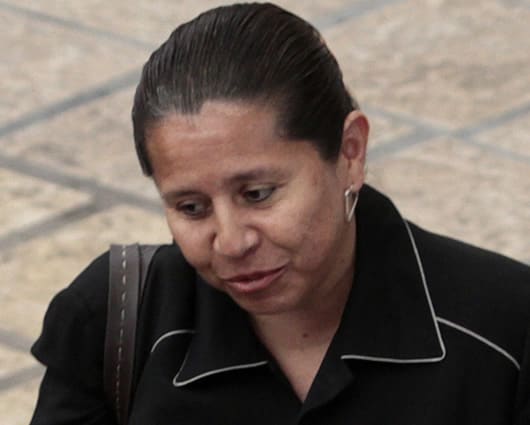 María del Pilar Hurtado, exdirectora del DAS en el gobierno de Álvaro Uribe. Foto: AFP