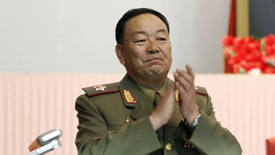 El ministro de Defensa de Corea del Norte, Hyon Yong-Chol. Foto: AP.