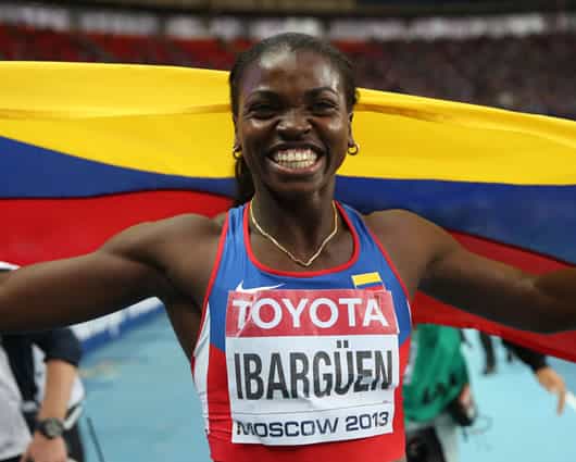 Caterine Ibargüen. Foto: AFP