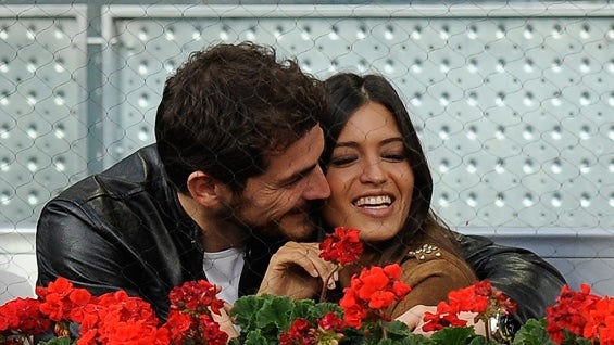 Martín, el hijo de la pareja, fue el único invitado a la ceremonia. Foto: AFP.