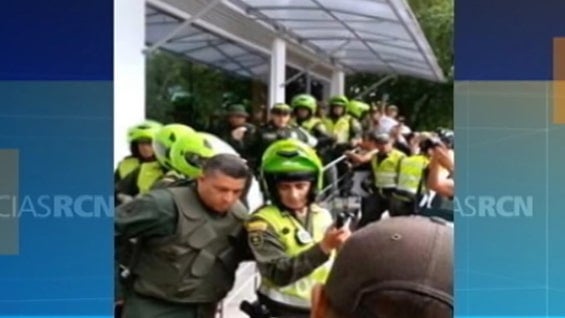 Los militares fueron entregados a Migración Venezuela. Foto: Noticias RCN.