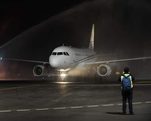 El daño en Antioquia afectó las operaciones en el aeropuerto de Bogotá. Foto: AFP