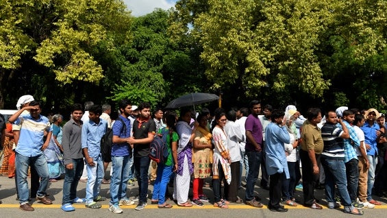 Según el informe de la ONU, en India actualmente viven unos 1.310 millones de personas.