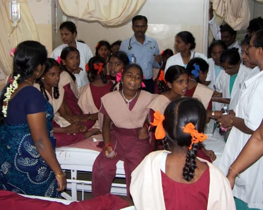 30 alumnos siguen hospitalizados. Foto: AFP