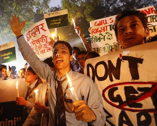 En la zona se han presentado protestas en contra de la violencia sexual contra las mujeres. Foto: EFE
