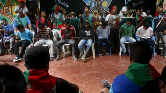 Al cumplir la mayoria de edad, los menores guerrilleros podrían volver a ser juzgados. Foto: AFP