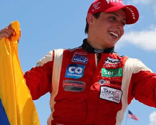 El piloto bogotano Gabby Chaves. Foto: IndyCar.