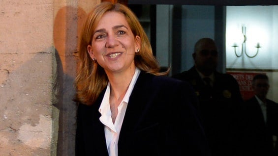 Infanta Cristina. Foto: Archivo AFP
