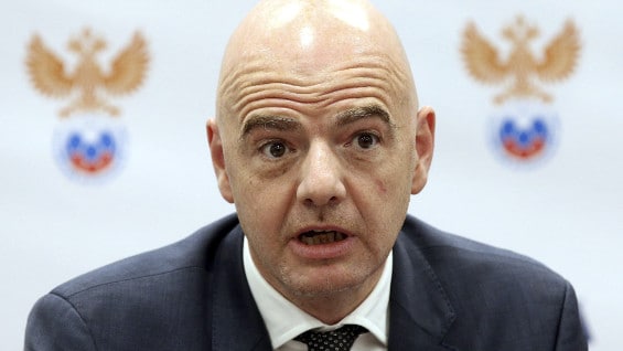 Gianni Infantino, presidente de la Fifa. Foto: EFE.