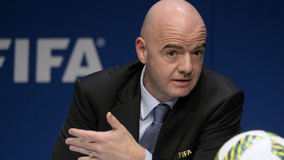 Gianni Infantino, presidente de la FIFA. Foto: EFE.
