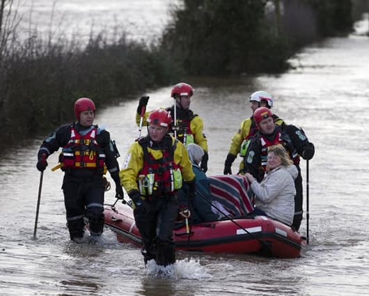 El sur de Inglaterra ha sido el más afectado con el temporal. Foto: AFP