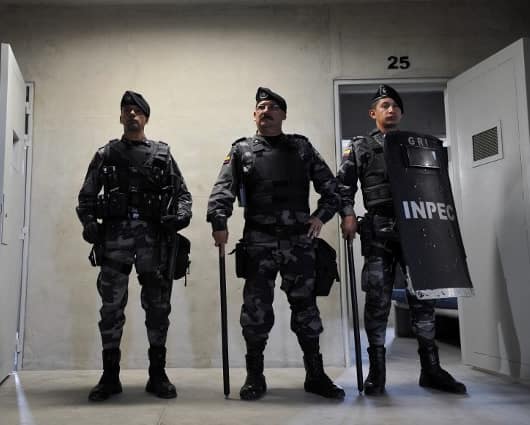 Cuatro altos oficiales rechazaron la dirección del INPEC. Foto: AFP