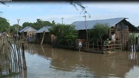 150 familias resultaron afectadas por las inundaciones.Foto:NoticiasRCN.com