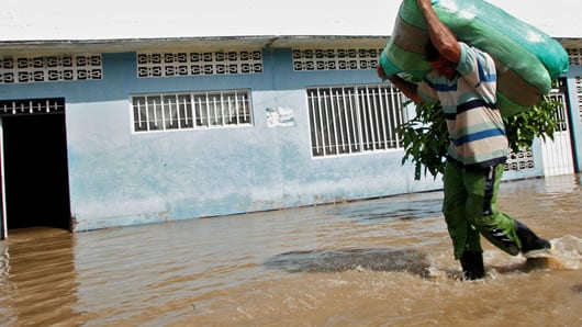 La temporada de lluvias se extenderá hasta mediados del mes de diciembre. Foto: AFP.