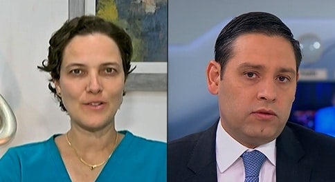 Lina María Triana y Mauricio Lizcano. Foto: Noticias RCN.