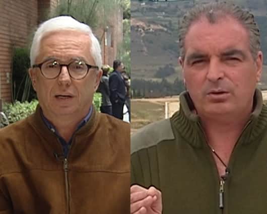 Senador Jorge Enrique Robledo, y secretario de la Casa de Nariño, Aurelio Iragorri