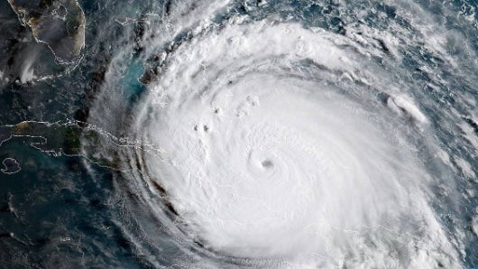 Asi se ve Irma desde el espacio. Foto: Nasa.