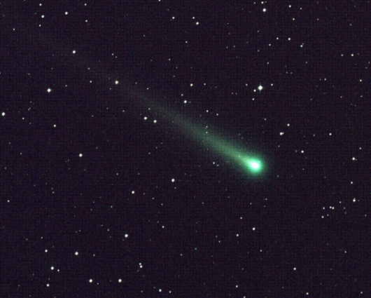 Imagen del cometa ISON tomada por el telescopio Hubble. Foto: AFP.