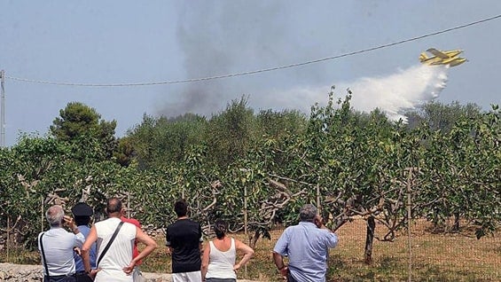 La explosión se registró en una fábrica de fuegos artificiales en Modugno. Foto: EFE.
