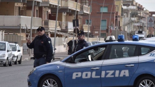 Las fuerzas de seguridad que se han trasladado al lugar. Foto: AFP