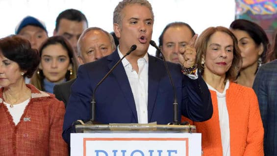 Iván Duque . Foto: AFP