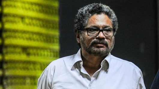 El negociador de las Farc ‘Iván Márquez’. Foto: AFP.