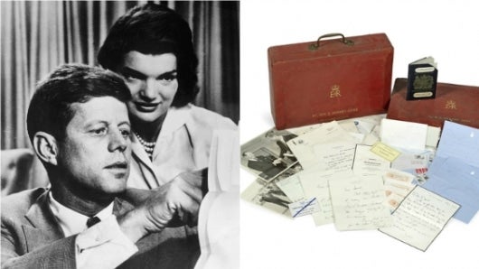 John F. Kennedy, presidente de Estados Unidos, y su esposa Jacqueline Kennedy. Foto: AFP.