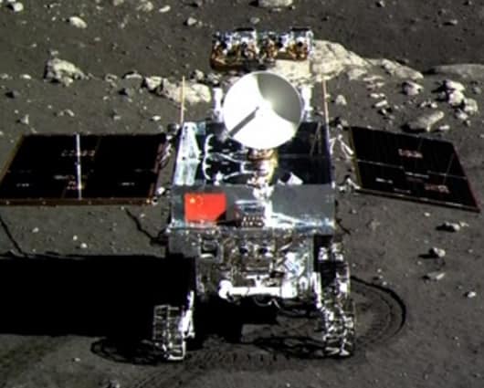 El vehículo era el primer robot explorador que China enviaba a la luna. Foto: AFP