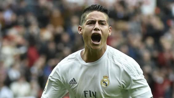 El dinero que gana James -se precisa que son cantidades brutas, incluyendo impuestos- son fraccionadas en dos pagos, en los meses de enero y julio. Foto Agencia AFP