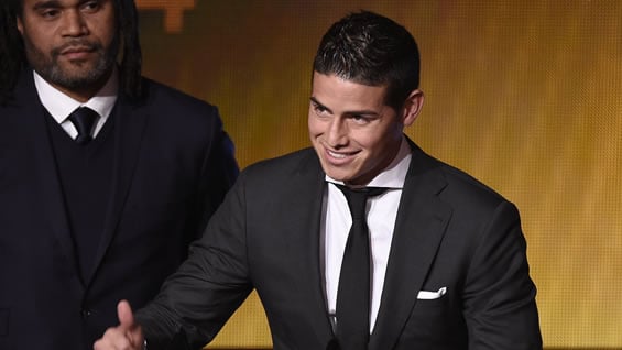 James Rodríguez. Foto: AFP