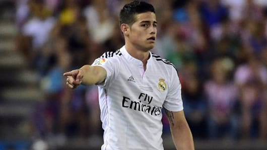 James Rodríguez. Foto: AFP