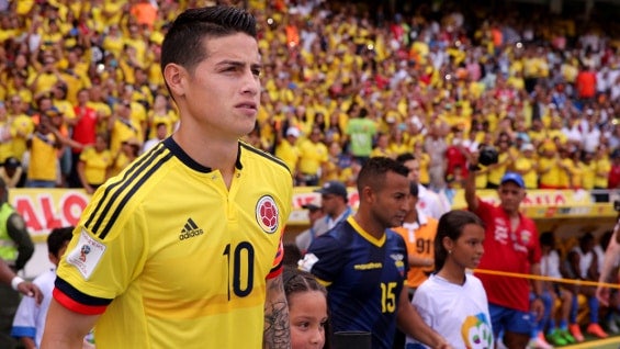 James Rodríguez, 10 de la Selección Colombia. Foto: EFE.