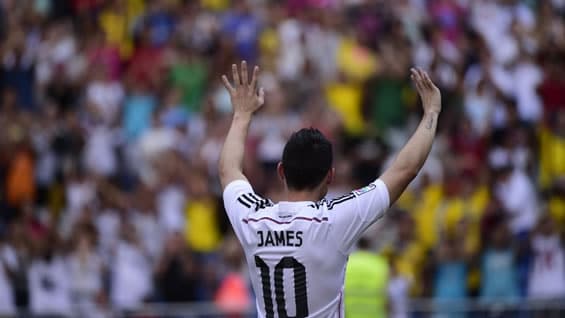 James Rodríguez, futbolista colombiano. Foto: AFP