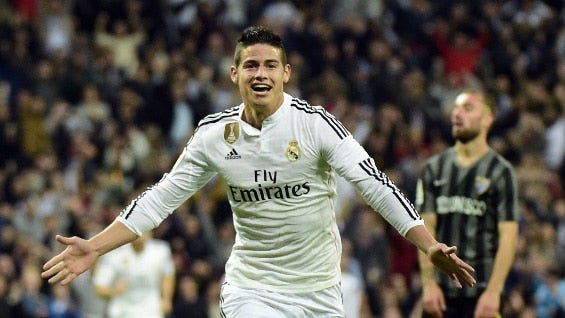 James Rodríguez. Foto: AFP.