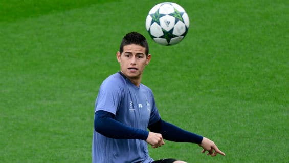 James Rodríguez. Foto: AFP