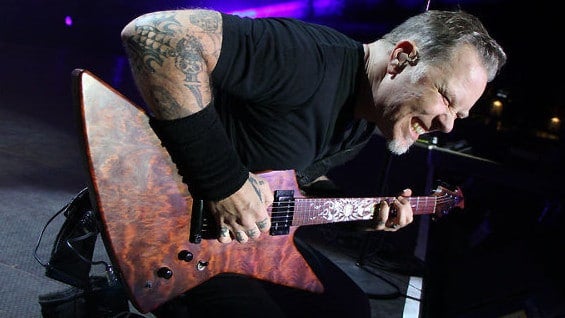 James Hetfield, vocalista de Metallica. Foto: Oficial