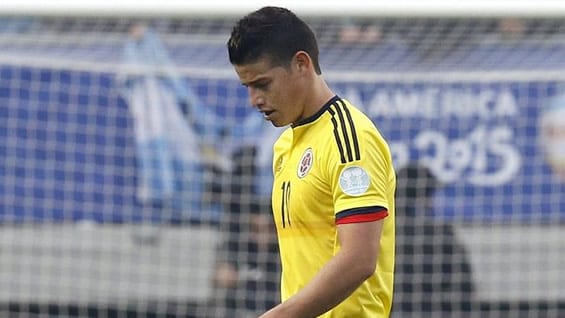 James Rodríguez, futbolista colombiano. Foto: AFP.