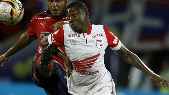 Cuero debutó en 2010 con el Once Caldas. Foto: EFE