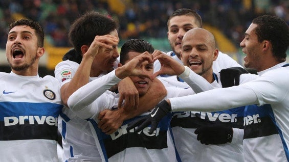 Murrillo abrió el marcador para el Inter. Foto: EFE.