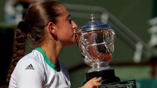 Jelena Ostapenko, tenista letona. Foto: EFE