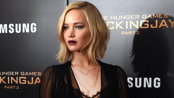 Jennifer Lawrence, actriz estadounidense. Foto: AFP.