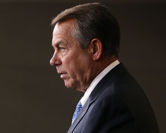 El presidente republicano de la Cámara de Representantes, John Boehner. Foto: AFP