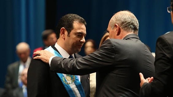 Jimmy Morales, nuevo presidente de Guatemala. Foto: EFE.